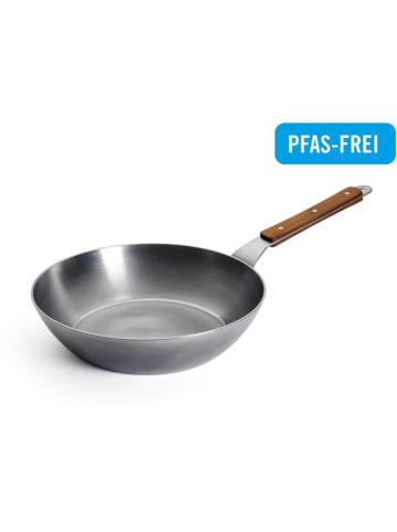 Woll Braadpan zilverkleurig/lichtbruin - (H)7 x Ø 28 cm