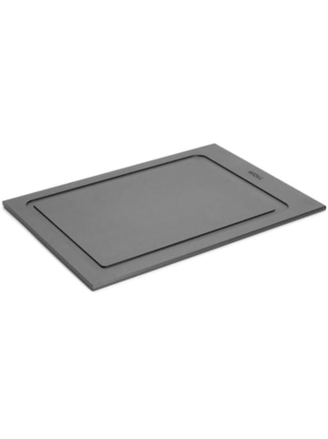 Woll Schneidebrett in Grau - (L)35 x (B)25 cm