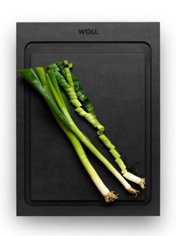 Woll Schneidebrett in Grau - (L)30 x (B)22,5 cm