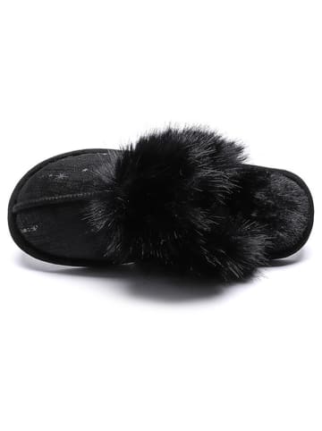 Confly Pantoffels zwart