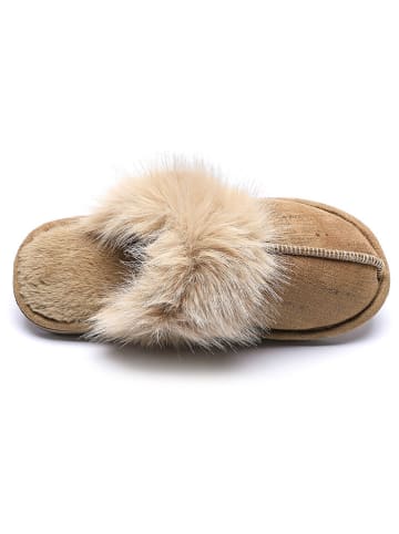 Confly Hausschuhe in Camel