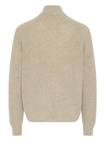Polo Sylt Wełniany sweter w kolorze beżowym