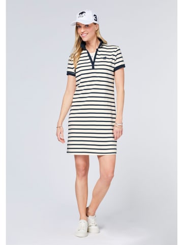 Polo Sylt Polokleid in Weiß/ Schwarz