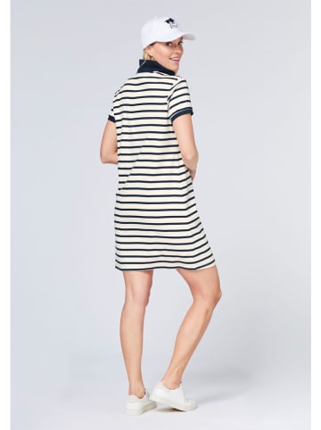Polo Sylt Polokleid in Weiß/ Schwarz