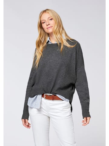 Polo Sylt Wollpullover in Anthrazit
