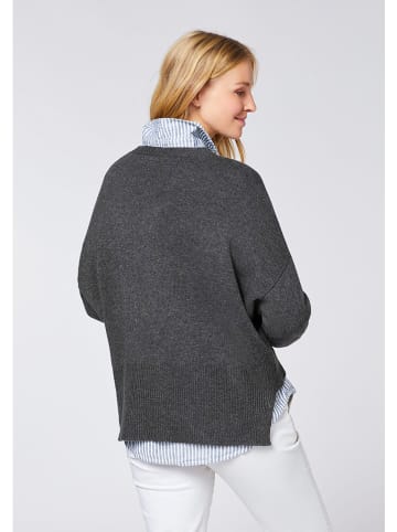 Polo Sylt Wollpullover in Anthrazit