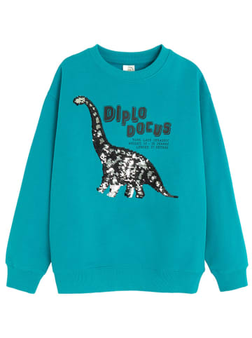 COOL CLUB Sweatshirt in Türkis