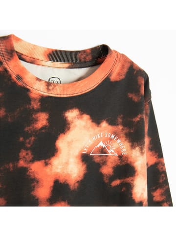 COOL CLUB Sweatshirt in Schwarz/ Orange