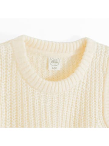 COOL CLUB Bezrękawnik w kolorze kremowym