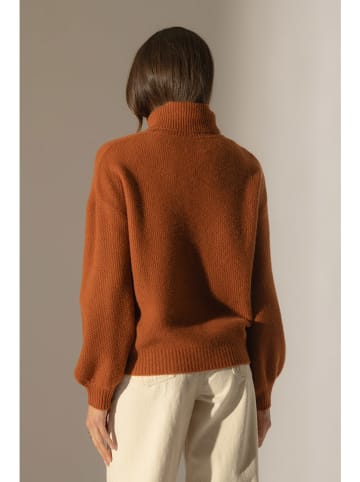 Perfect Cashmere Kaszmirowy golf "Pemba" w kolorze jasnobrązowym