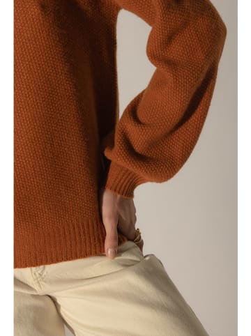 Perfect Cashmere Kaszmirowy golf "Pemba" w kolorze jasnobrązowym