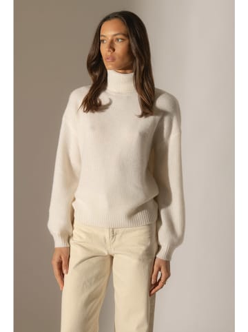 Perfect Cashmere Kaschmir-Rollkragenpullover "Pemba" in Creme