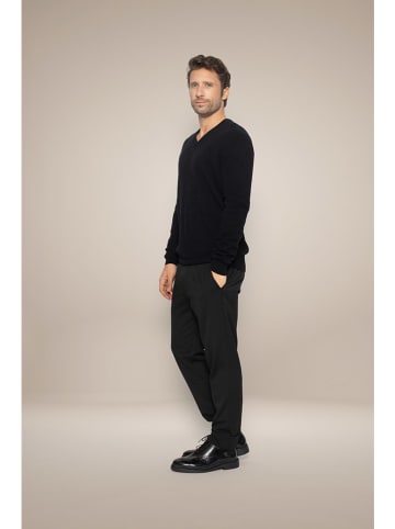 Perfect Cashmere Kaschmir-Pullover "Alexander" in Schwarz