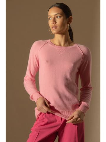 Perfect Cashmere Kaszmirowy sweter "Wilma" w kolorze jasnoróżowym