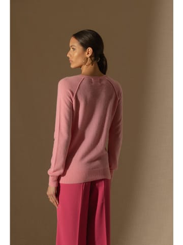 Perfect Cashmere Kaszmirowy sweter "Wilma" w kolorze jasnoróżowym