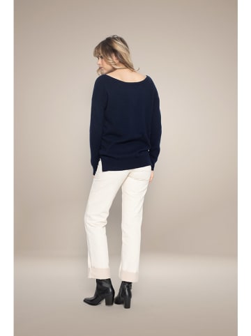Perfect Cashmere Kasjmieren trui "Sasha" donkerblauw