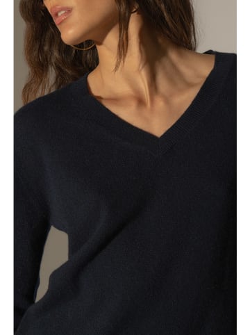 Perfect Cashmere Kaschmir-Pullover "Kalie" in Dunkelblau