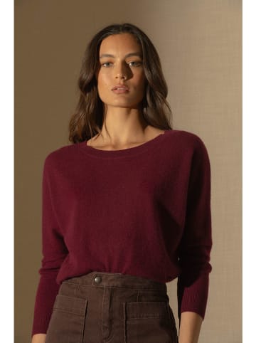 Perfect Cashmere Kaszmirowy sweter "Molly" w kolorze bordowym