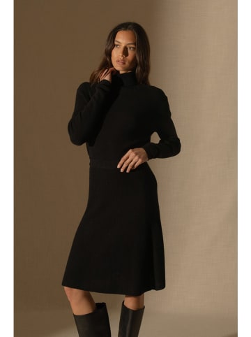Perfect Cashmere Kasjmieren rok "Shaw" zwart