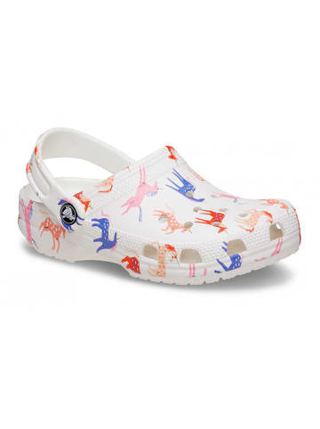 Crocs Crocs "Classic" in Weiß/ Bunt