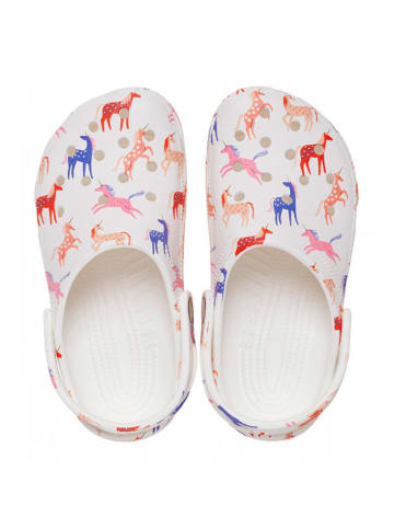 Crocs Crocs "Classic" in Weiß/ Bunt