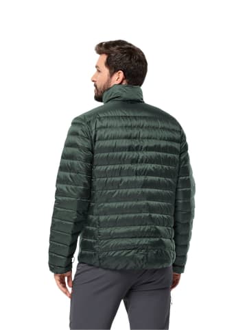 Jack Wolfskin Kurtka puchowa "Pilvi" w kolorze ciemnozielonym