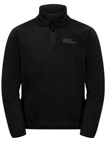 Jack Wolfskin Fleecepullover "Taununs" in Schwarz