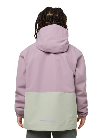 Jack Wolfskin 3in1-Funktionsjacke "Iceland" in Rosa/ Grau