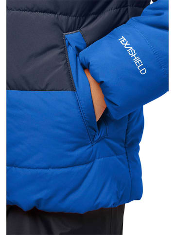 Jack Wolfskin Doorgestikte jas "Two Hills" donkerblauw/blauw