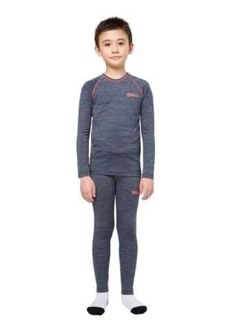 Jack Wolfskin 2-delige functionele ondergoedset "Merino" donkerblauw