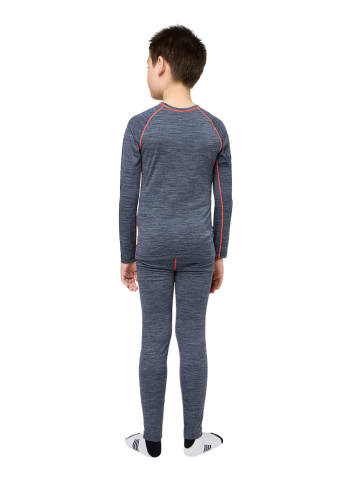 Jack Wolfskin 2-częściowy zestaw funkcyjny "Merino" w kolorze granatowym