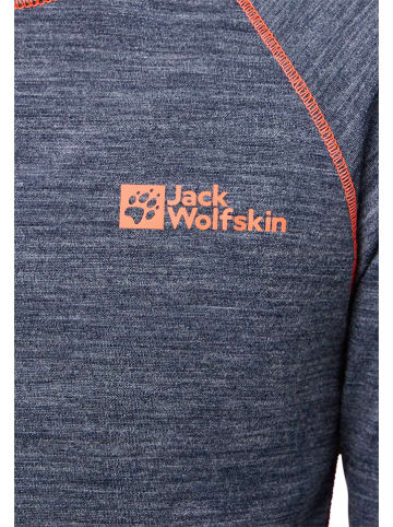 Jack Wolfskin 2tlg. Funktionswäsche-Set "Merino" in Dunkelblau