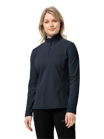 Jack Wolfskin Bluza polarowa "Taununs" w kolorze granatowym