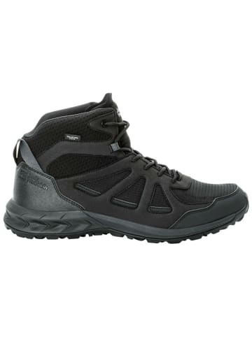 Jack Wolfskin Wanderschuhe "Woodland 2" in Schwarz