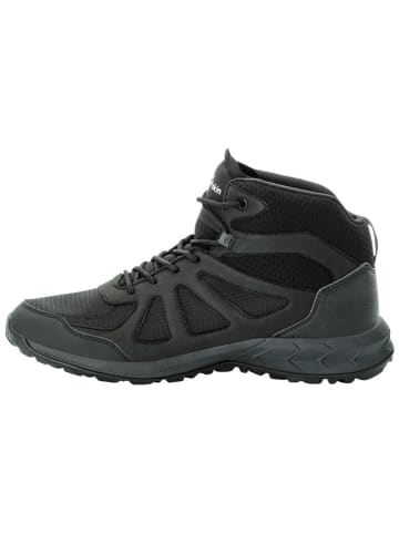 Jack Wolfskin Wanderschuhe "Woodland 2" in Schwarz