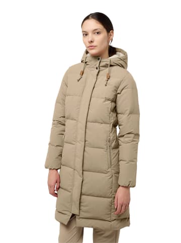 Jack Wolfskin Daunenmantel "Nordlicht" in Beige