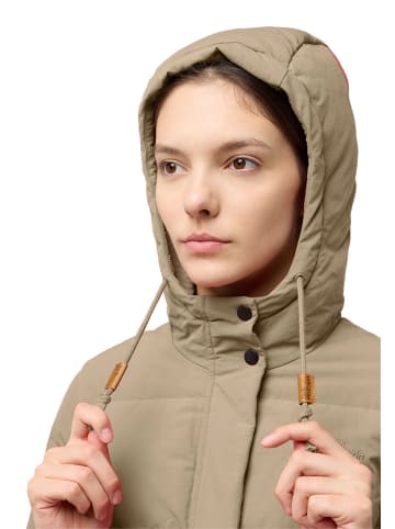 Jack Wolfskin Daunenmantel "Nordlicht" in Beige
