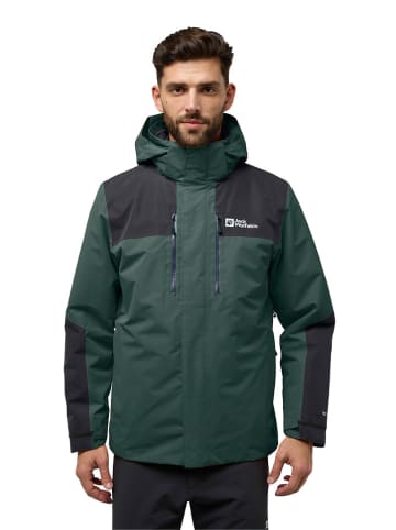 Jack Wolfskin Kurtka funkcyjna 3w1 "Jasper" w kolorze czarnym