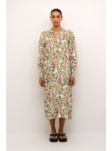 Kaffe Kleid in Rosa/ Grün