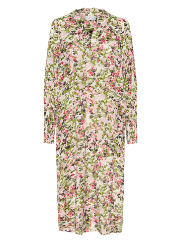 Kaffe Kleid in Rosa/ Grün
