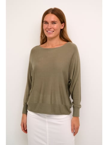 Kaffe Sweter w kolorze khaki