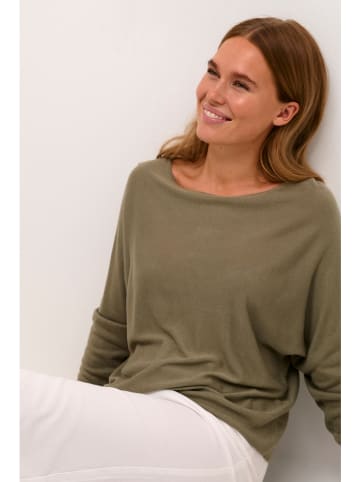 Kaffe Sweter w kolorze khaki