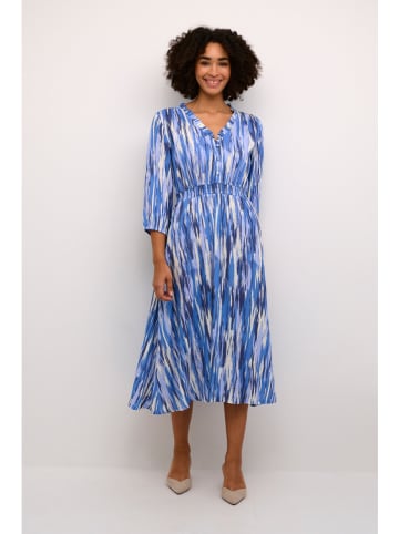 Kaffe Kleid in Blau