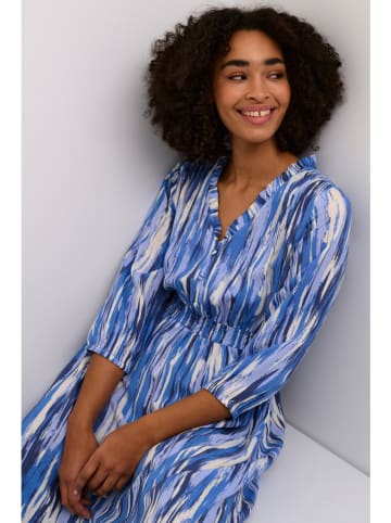 Kaffe Kleid in Blau