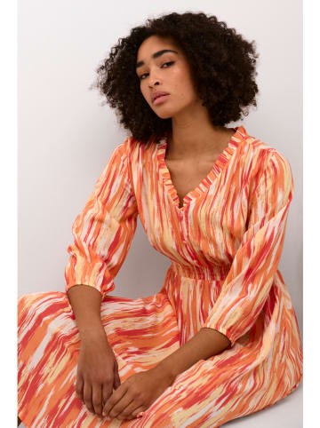 Kaffe Kleid in Orange