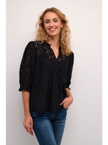Cream Bluse in Schwarz