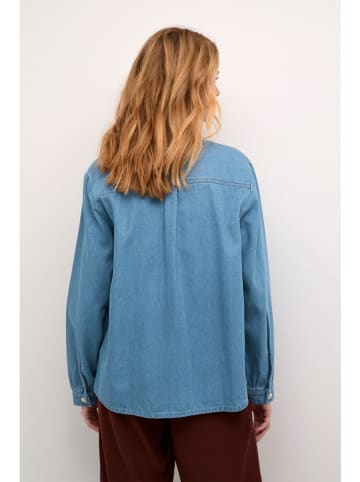 Cream Hemdbluse in Hellblau