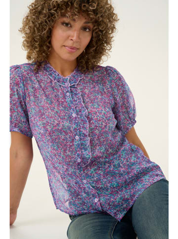 Cream Bluse in Lila