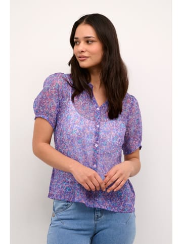 Cream Bluse in Lila