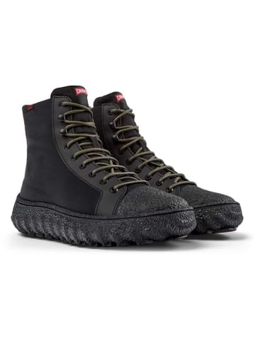 Camper Leder-Boots in Schwarz
